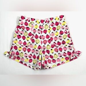 GYMBOREE Girls' Rare Find Ladybug Floral Print Bow Swim Shorts Beach‎ Size 10
